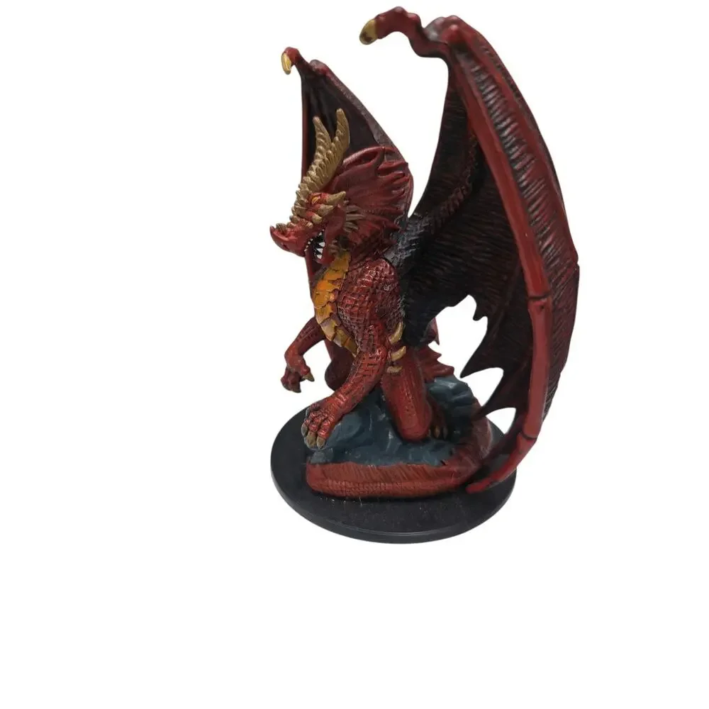 Huge Red Dragon 71/72 Young Adult W/ STAT CARD Dungeons and Dragons 2004